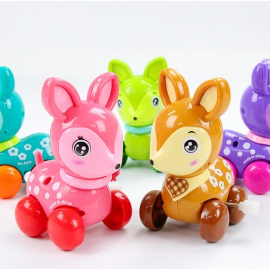 Cửa hàng bán xe thú đồ chơi lên dây vặn cót cho trẻ em hình con vật giá rẻ ở tphcm