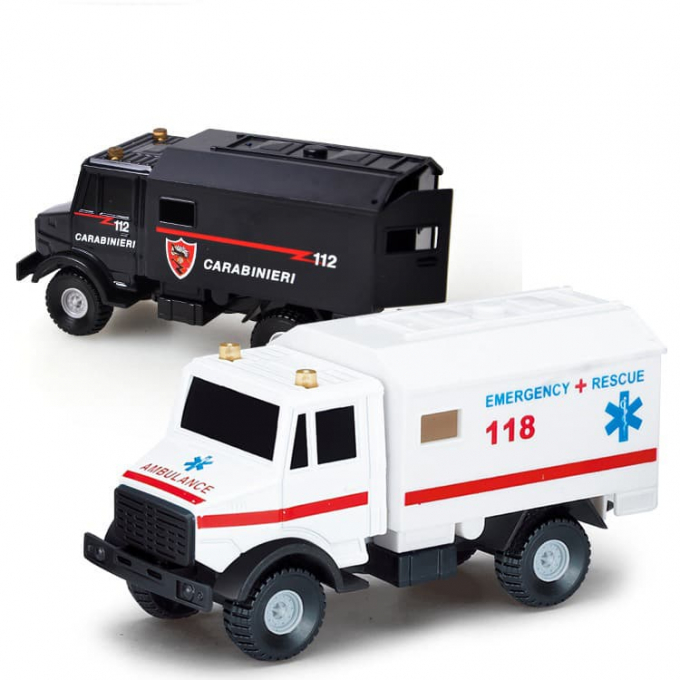 Bộ 6 xe mô hình 1:52 phương tiện cứu hộ 036