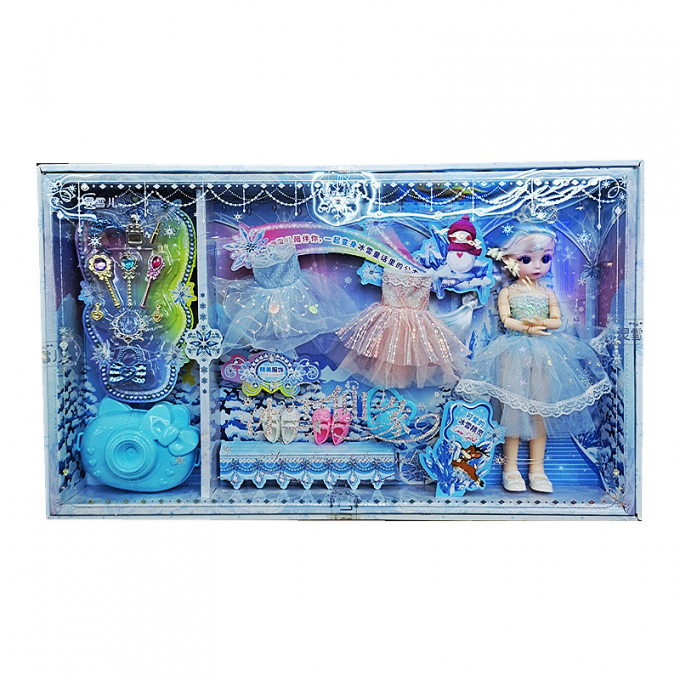 Set bộ đồ chơi búp bê công chúa tuyết dễ thương 125