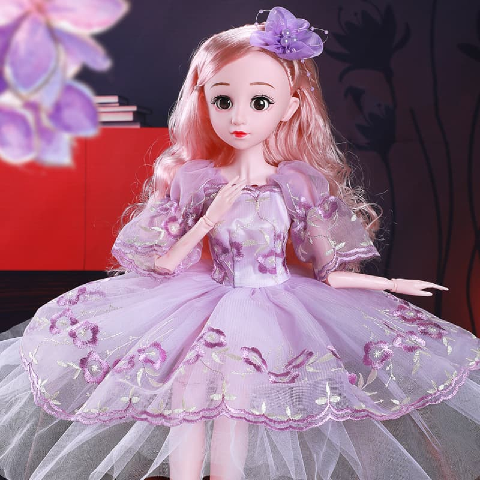 Búp bê Barbie cho bé gái loại lớn 60cm 016
