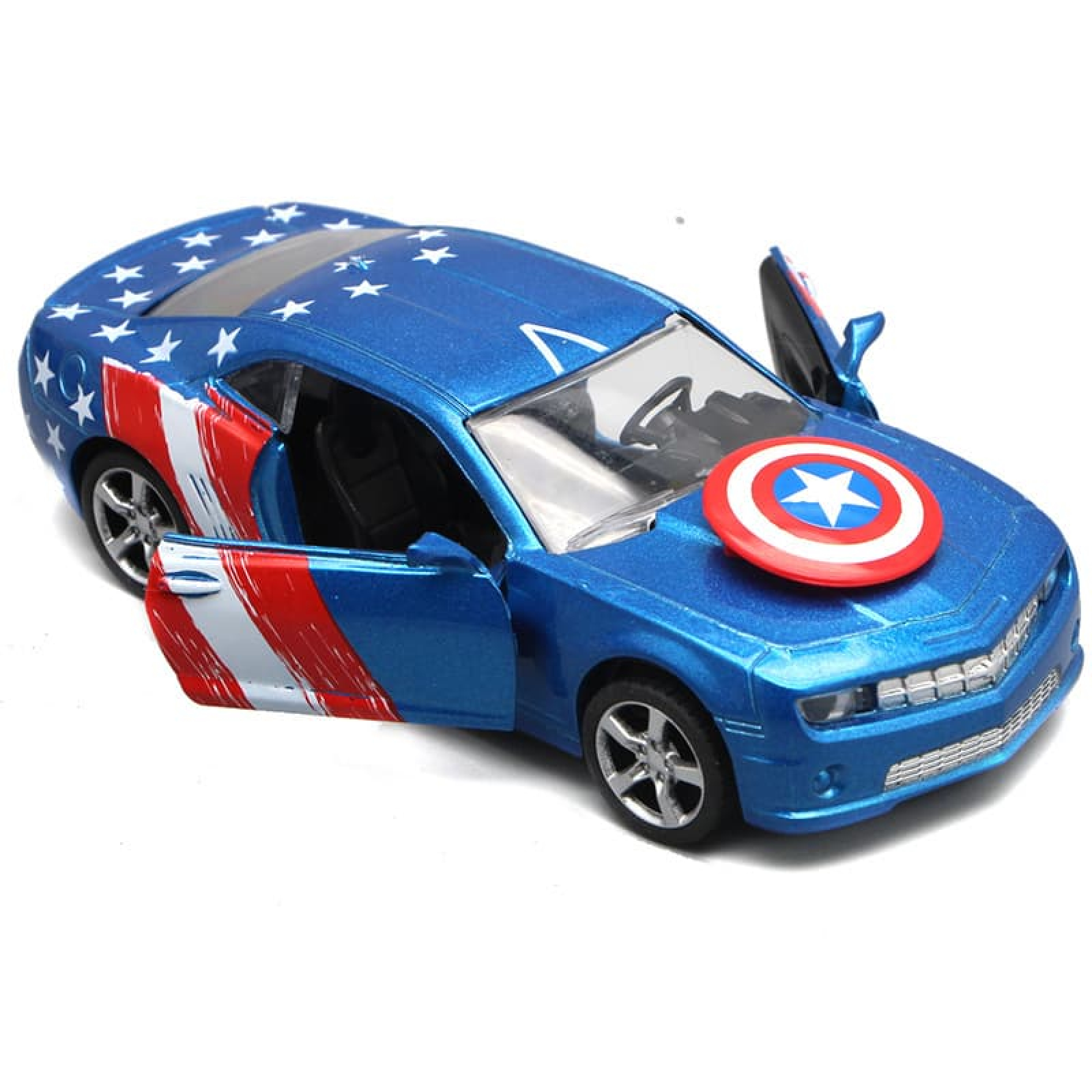 Siêu xe Marvel - Captain America mô hình đồ chơi đẹp 016