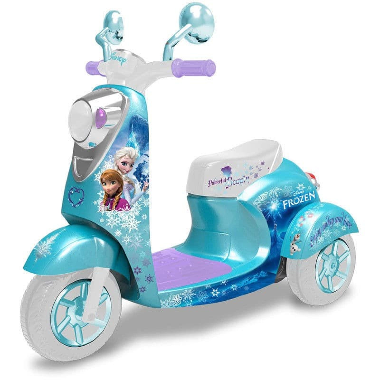 Xe máy điện cho bé gái Công chúa băng giá Elsa 031