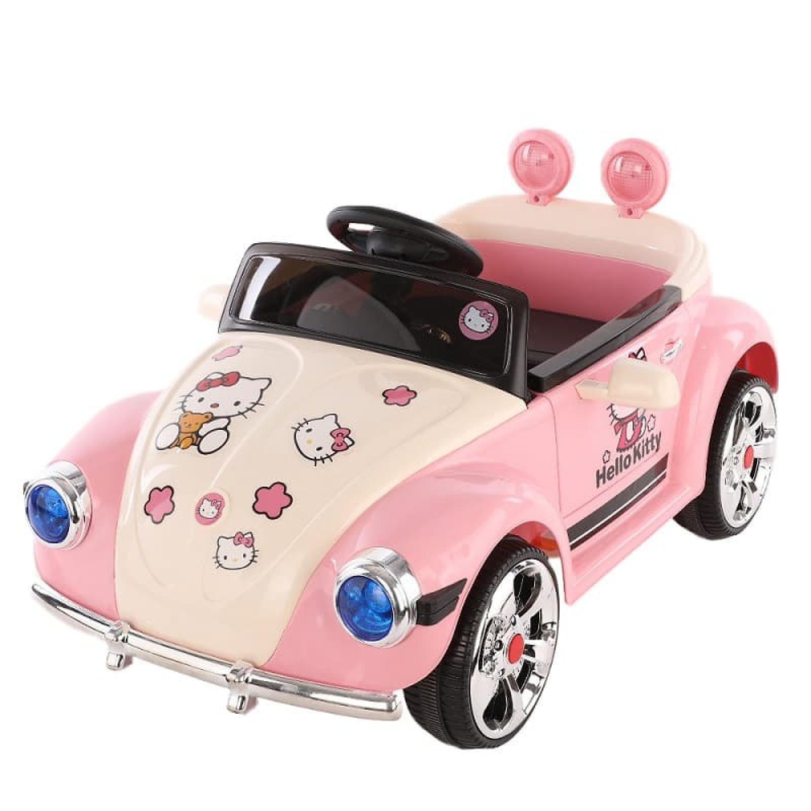 Xe ô tô điện cho bé gái Hello Kitty dễ thương 030