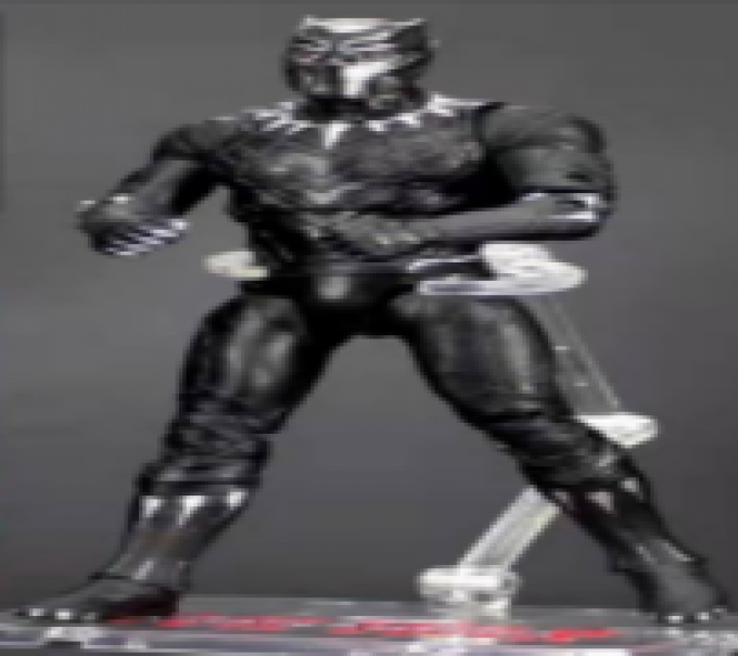 Đồ chơi robot mô hình chiến binh Black Panther nhanh nhẹn RB003