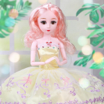 Búp bê barbie 60 cm công chúa đầm vàng Millie 090