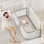 Giường ngủ cho bé sơ sinh có hàng rào chắn an toàn 017