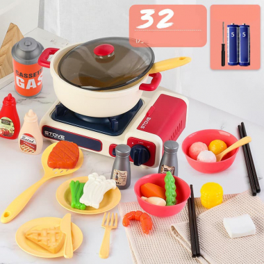 Bộ đồ chơi nấu ăn cho bé 32 món 007