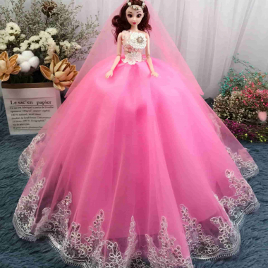Búp bê Barbie cho bé váy nhiều màu đẹp 009