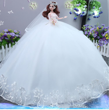 Mqatz pageant váy phù dâu dài màu trắng cho bé gái trang phục trẻ em tay  ngắn ren váy công chúa váy cô gái váy cưới 5-12y alp-0003 | Shopee Việt Nam