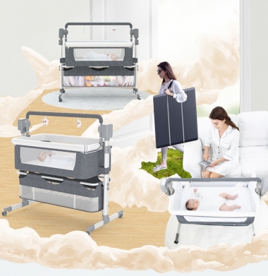 Giường điện bập bênh thông minh cho bé sơ sinh 015