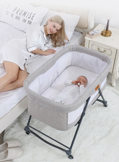Giường nằm cho bé sơ sinh dễ dàng gấp gọn 016