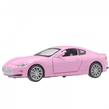 Mô hình đồ chơi siêu xe màu hồng xinh xắn 020