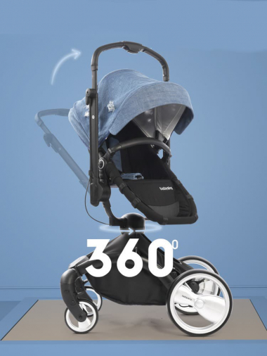 Xe đẩy em bé Babysing xoay 360 độ linh hoạt 100