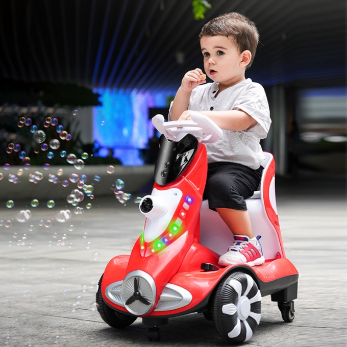 Xe ô tô điện trẻ em tạo bong bóng cho bé trai và bé gái 064